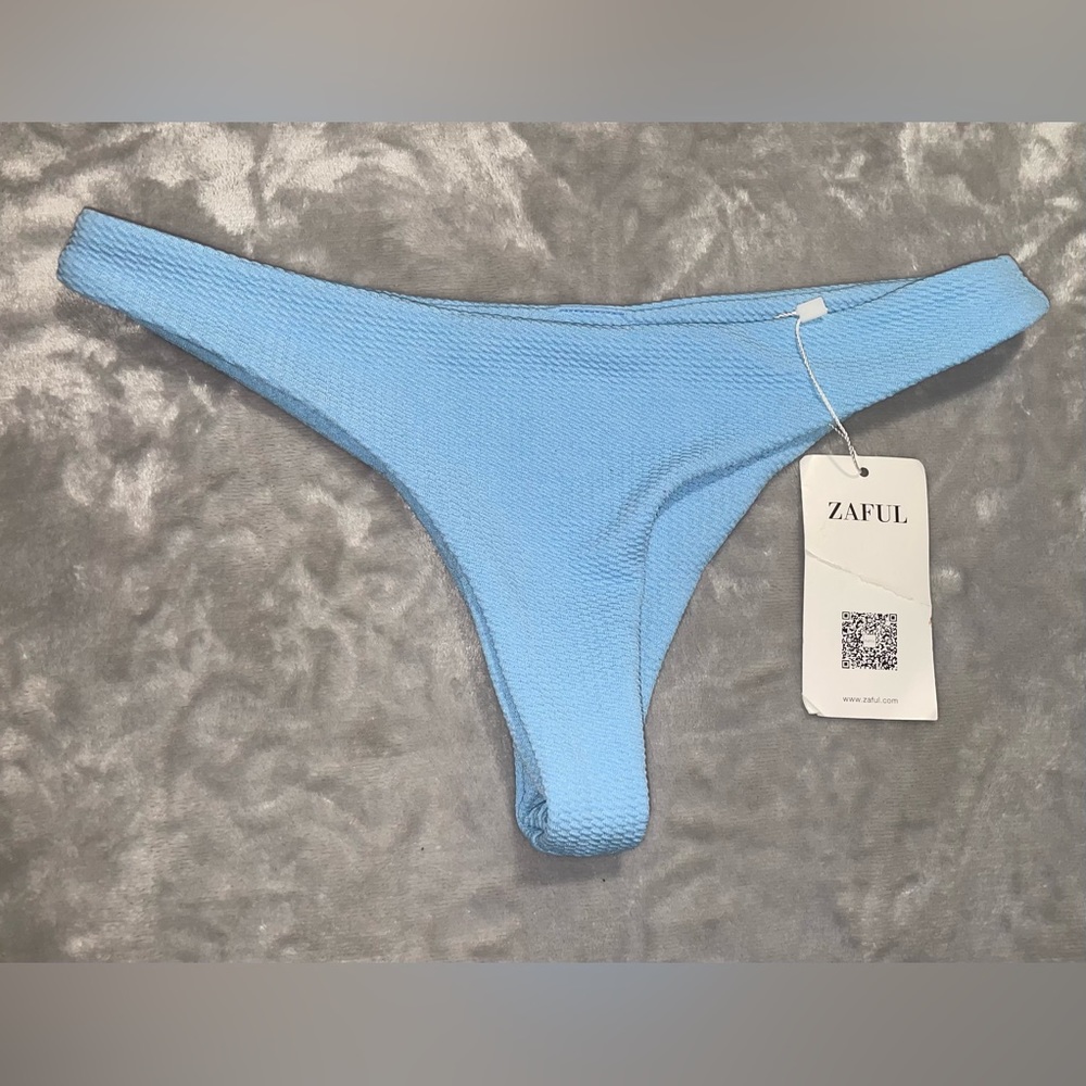 New baby blue zaful bikini bottoms *only bottoms*